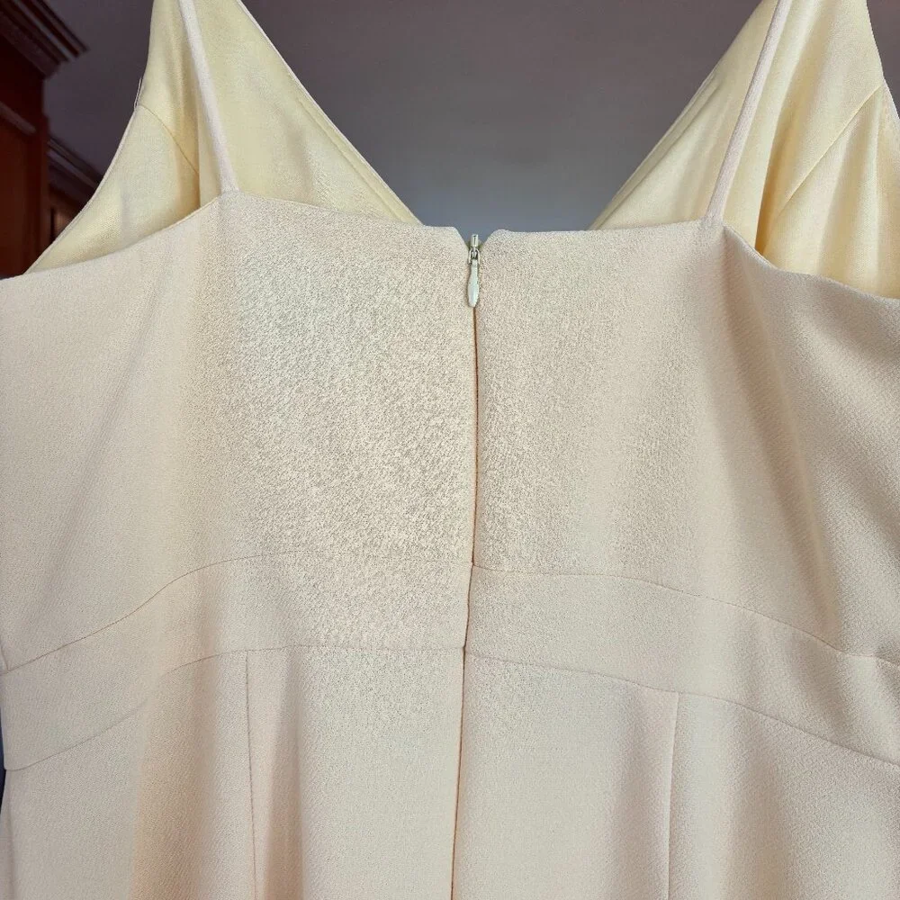 XScape Midi Yellow Ruffled dress - Picture 5 of 7